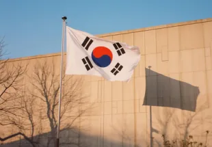 Students learning German